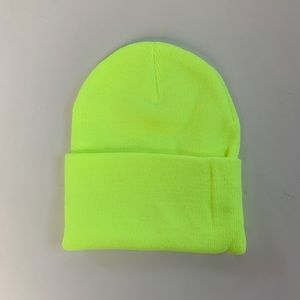 BRAND NEW Neon Yellow Beanie